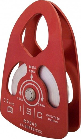 Pulley ISC PRUSSIK LARGE 70 Kn B - Łożysko Kulkowe