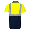 Koszulka Polo Dwukolorowa Yellow/granatowy S479