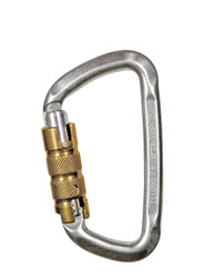 Carabiner D-shaped Steel CF TG