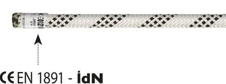 Rope Półstatyczna Contract 10,5 Mm X 20 M Black