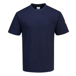 T-shirt Antyelektrostatyczny AS20 ESD Granatowy