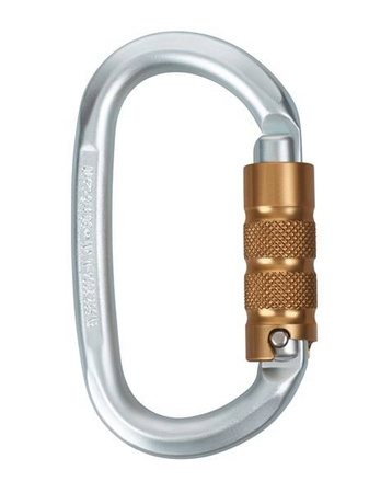 Carabiner Steel Tri-lock, Mosiężny