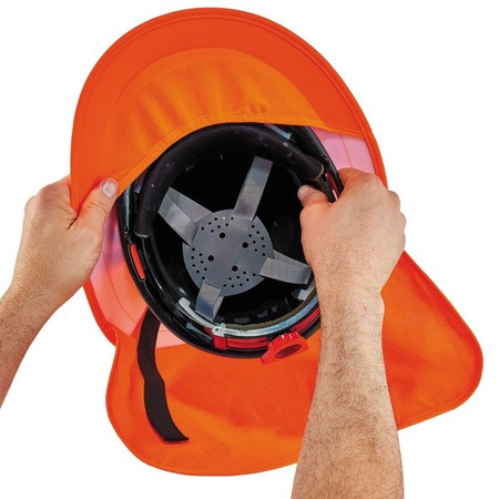 Shield Przed Słońcem Na Kask Chill-its 6660 Orange Hard Hat Brim With Shade