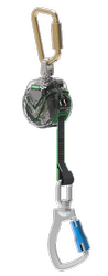 V-TEC Mini Pfl, 1,8 M, Strap, Pojedyńczy, Steel Carabiner Screw Lock (górny), Aluminiowy Carabiner Screw Lock (dolny)