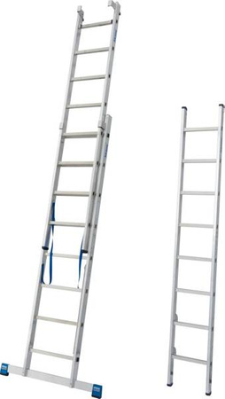 Drabina Trzyelementowa Aluminiowa Wielofunkcyjna Ze Szczeblami Stabilo