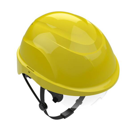 Kask Przemysłowy ATRA 20 Elektroizolacyjny With Wizjerką Yellow