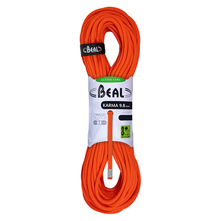 Rope Dynamiczna Karma 9,8 Mm X 70 M Solid Orange