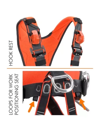 Harness Pełna With Przyrządem Zaciskowym Axess QR Ascender