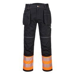 Spodnie Ostrzegawcze Klasy 1 PW3 Pomarańczowo/czarne