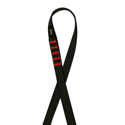 Pętla 240 cm x 18 mm taśma płaska Black