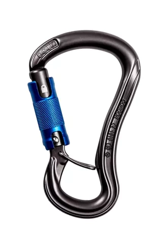 Carabiner Condor HMS Triple - Anthracite/blue