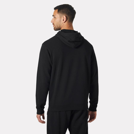 Bluza z kapturem rozpinana Essential 1/4 Zip Hoodie 990 Black