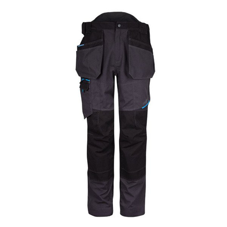 Spodnie With Kieszeniami Kaburowymi WX3 Szare T702