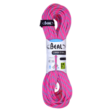 Lina dynamiczna Cobra Unicore 8,6 mm x 50 m Golden Dry Fuchsia