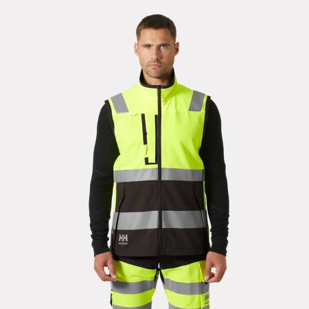 Kamizelka Alna 4X Hi Vis Tech Vest 369 Yellow/Ebony