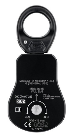 Pulley O Bardzo Dużej Wydajności, With Krętlikiem SPIN L1