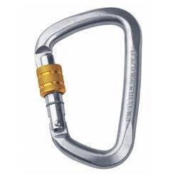 Carabiner D-shaped 50kn Steel Screw Lock