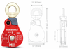 Pulley Omni-block 2,6“ (single)
