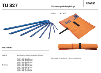 Szydła do zaplatania lin TU 327