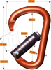 Carabiner Pirate Up-lock