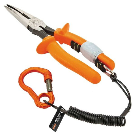 Lonża Do Narzędzi Squids® 3156 Coil Tool Lanyard With Single Carabiner - 0,9kg