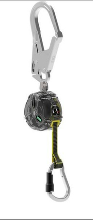 V-TEC Pfl, 3m, Strap, Pojedyńczy, Hak Rusztowania Aluminiowego (górny), Carabiner Aluminiowy Potrójnego Zamka (dolny)