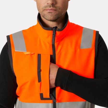 Kamizelka Alna 4X Hi Vis Tech Vest 369 Yellow/Ebony