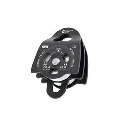 Bloczek podwójny Pulley Twin Roll Black