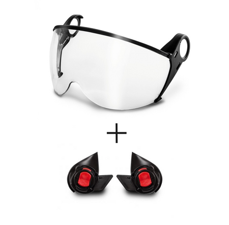 Kit Zen Visor - Clear (zen Visor WVI00007-500 + Adapters Wac00009)