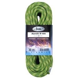 Lina turystyczna Rando 8 mm x 20 m Standard Green
