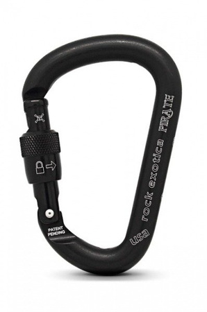 Carabiner Pirate Screw-lock (black)