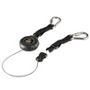 Lonża Rozłączana Ze Zwijaczem Do Narzędzi Squids 3000 Retractable Dual SS Carabiner - 0,45kg