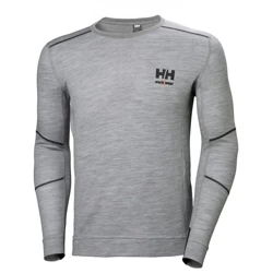 Koszulka termoaktywna Hh Lifa Merino Crewneck 930 Grey Melange