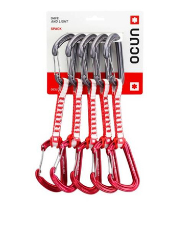 Set Ekspresów Ocun Hawk Qd Wire Dyn 11 10cm Red