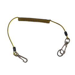 Cresto Tool Lanyard Yellow, steel wire