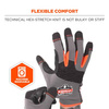 Gloves 710 Gray Tactical Heavy-duty Utility