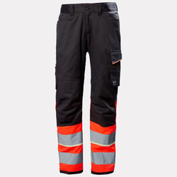 Uc-Me Work Pant Cl1 169 Hi Vis Red/Ebony