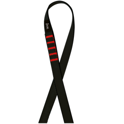 Pętla 40 cm x 18 mm taśma płaska Black