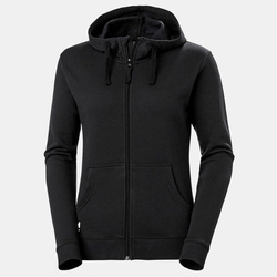 Bluza z kapturem rozpinana W Manchester Zip Hoodie 991 Black