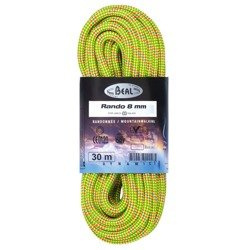 Rope Turystyczna Rando 8 Mm X 30 M Golden Dry Yellow