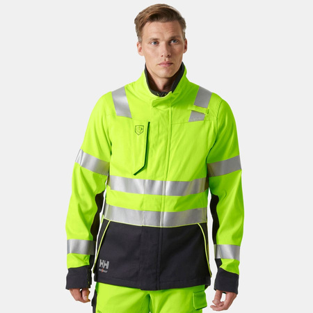 Fyre Jacket 369 Hi Vis Yellow/Ebony