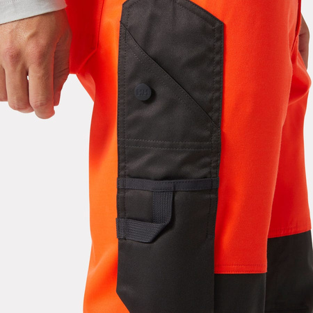 Uc-Me Work Pant Cl2 169 Hi Vis Red/Ebony