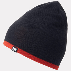 Classic Reversible Beanie 980 Ebony/Alert Red