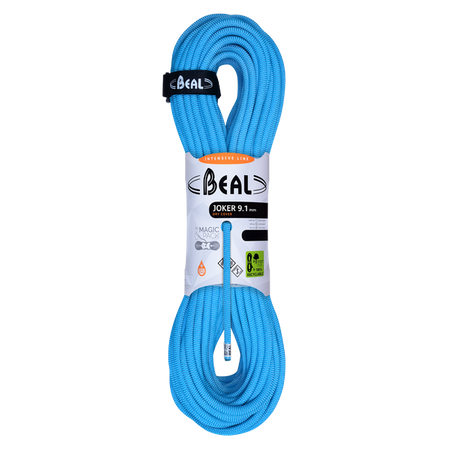 Lina dynamiczna Joker Unicore 9,1 mm x 60 m Dry Cover Blue