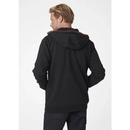 Bluza robocza Helly Hansen Kensington Zip Hoodie czarna 