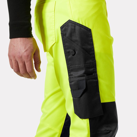 Uc-Me Work Pant Cl2 369 Hi Vis Yellow/Ebony