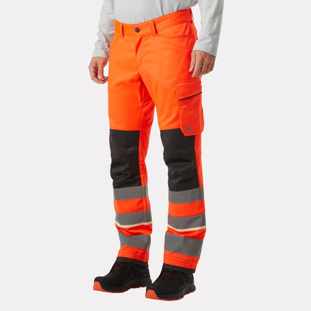 Uc-Me Work Pant Cl2 169 Hi Vis Red/Ebony