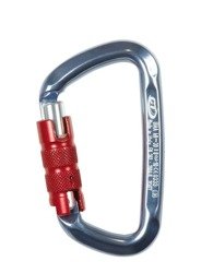 Karabinek D-shape cf tg (triplex) - titanium