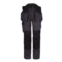 Spodnie z kieszeniami kaburowymi WX3 Szare T702