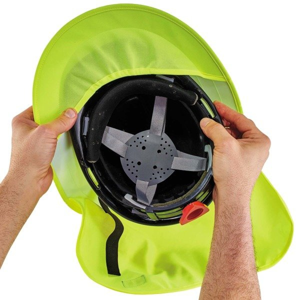 Osłona przed słońcem na kask ChillIts 6660 Lime Hard Hat Brim with